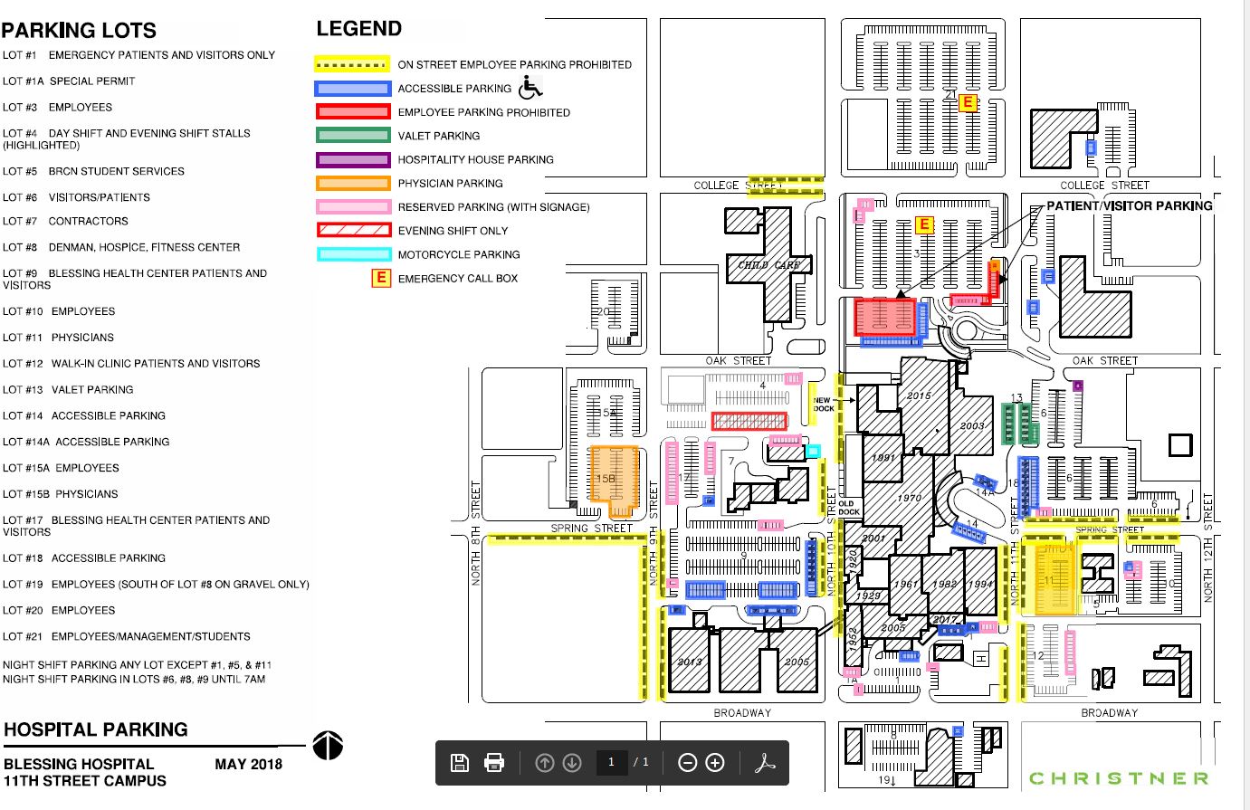 Campus Information & Maps BlessingRieman College of Nursing & Health